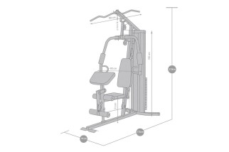 Multiestación Marcy Eclipse HG3000 / MWM8178 Compact Home Gym