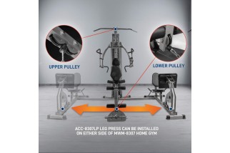 Multiestación Marcy MWM8307 Premium Home Gym con Leg Press