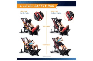 Press de piernas y sentadillas Marcy MWM0418