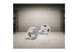 Set Olímpico de Barra y Discos con Triple Agarre 140kg de Marcy